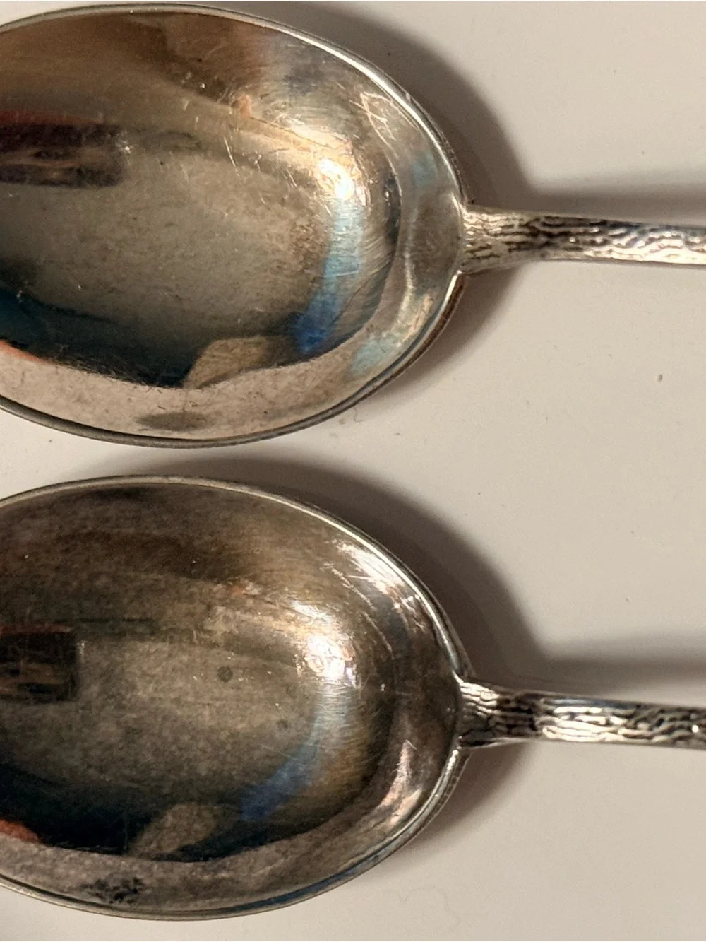 Hildesheimer Rose Handle Silver-Plate Serving Spoon Set of 4 p